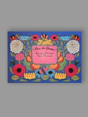 Garden Botanical Paper Placemats